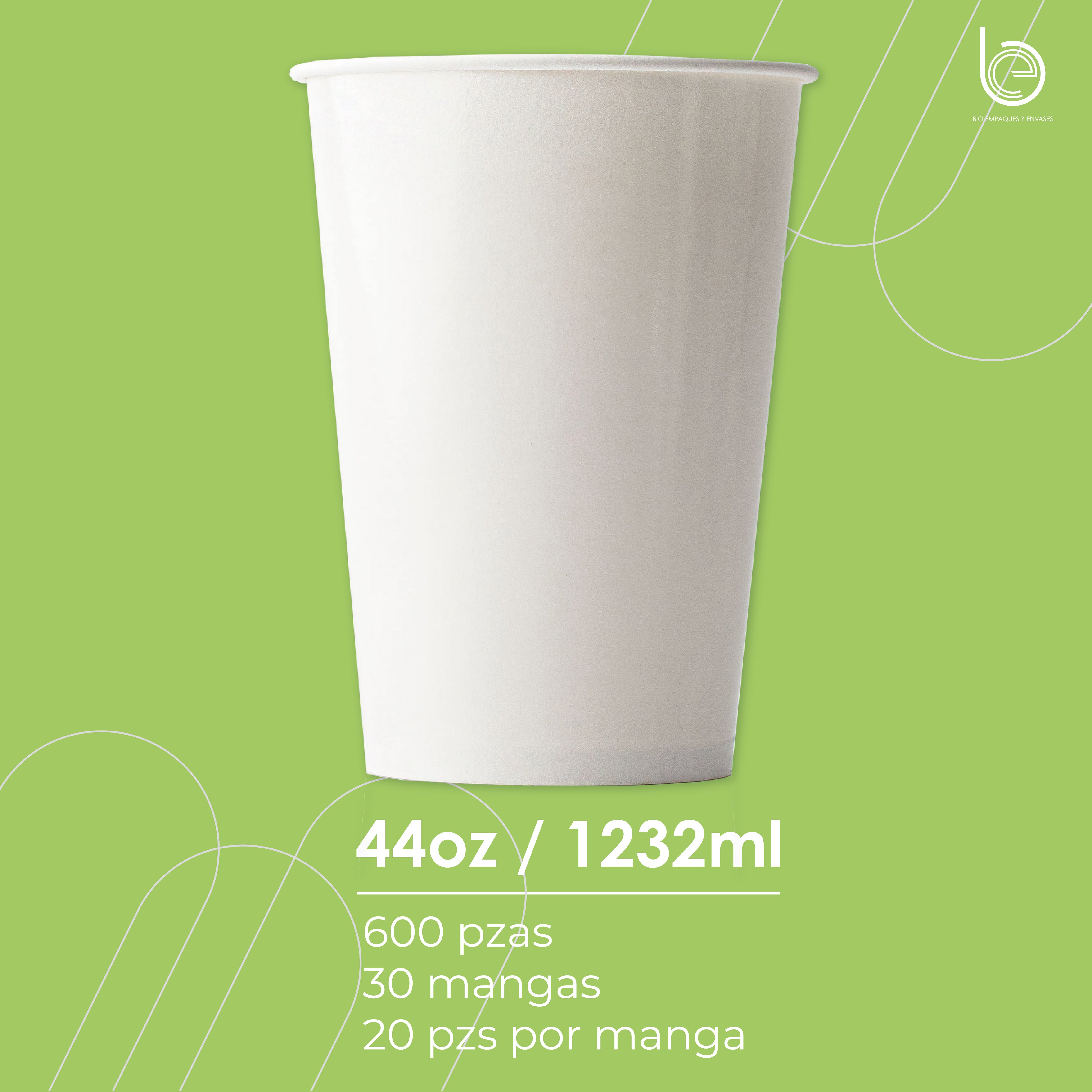 Vaso 44oz Blanco